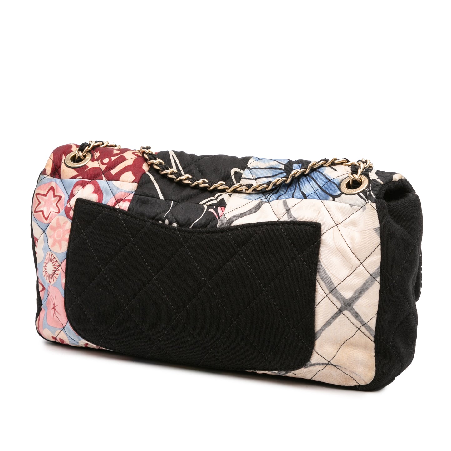 Chanel Printed Patchwork Single Flap