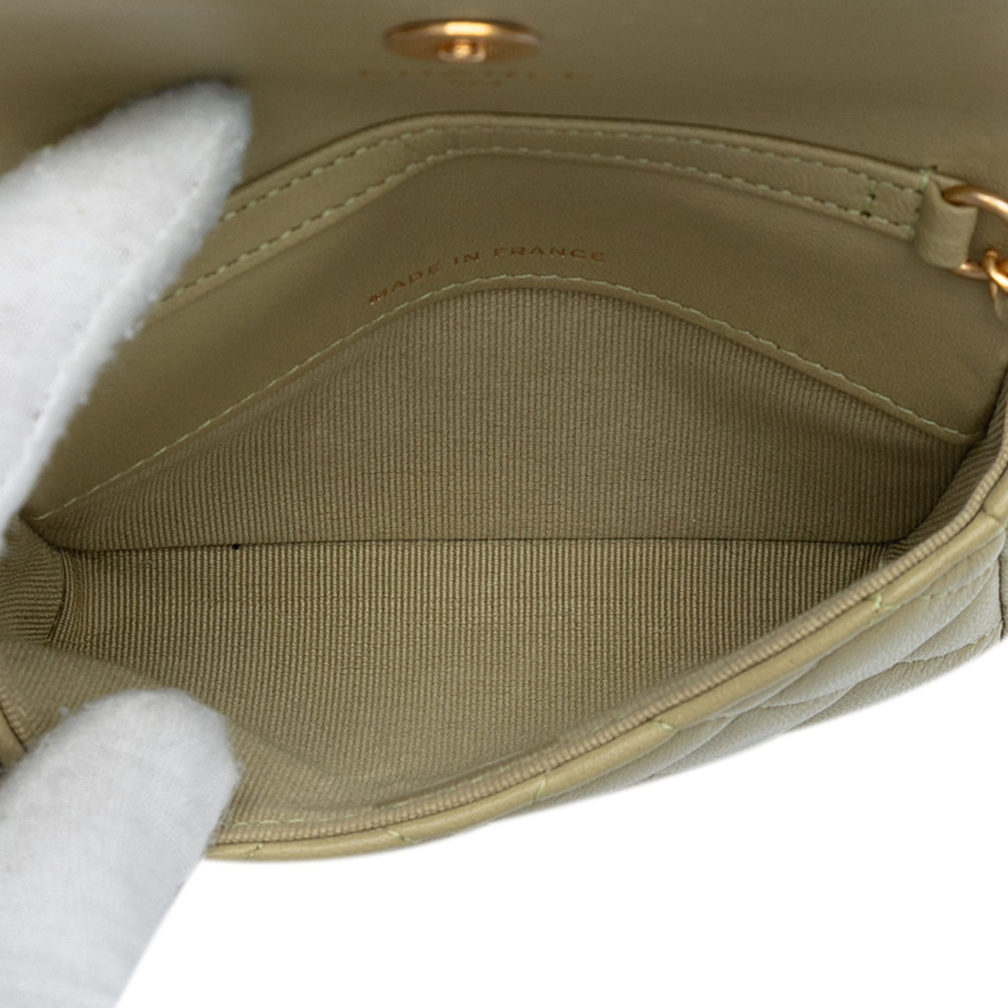 Chanel Coco Hearts Clutch with chain