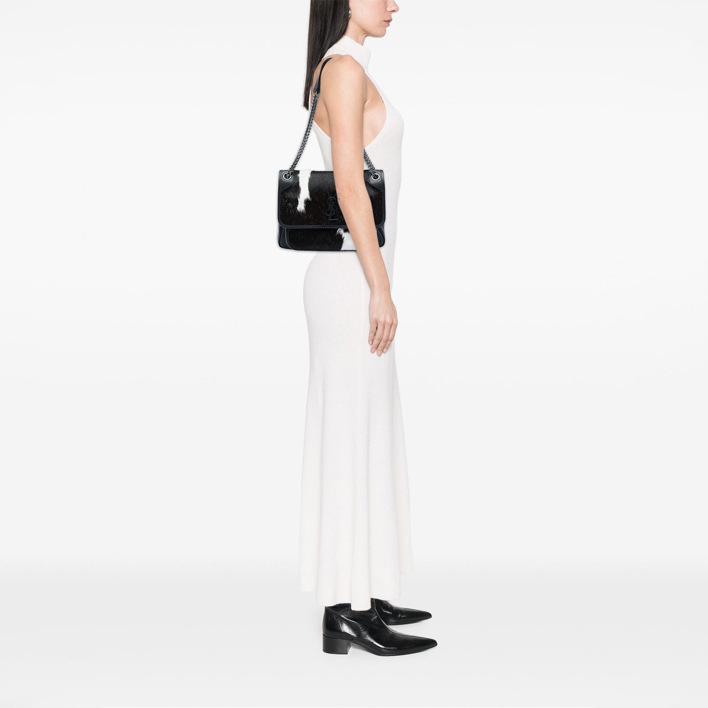 Saint Laurent Medium Pony Hair Niki used bag