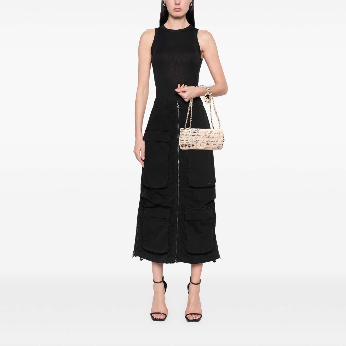 Chanel Small Printed Rue Cambon Flap