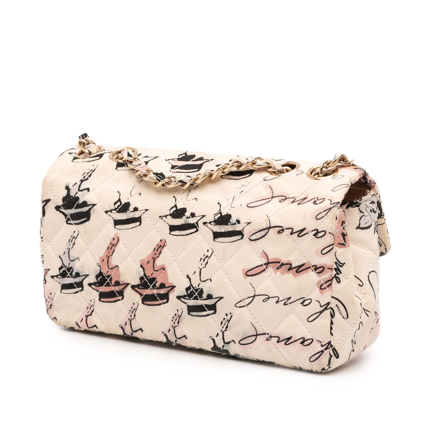 Chanel Small Printed Rue Cambon Flap