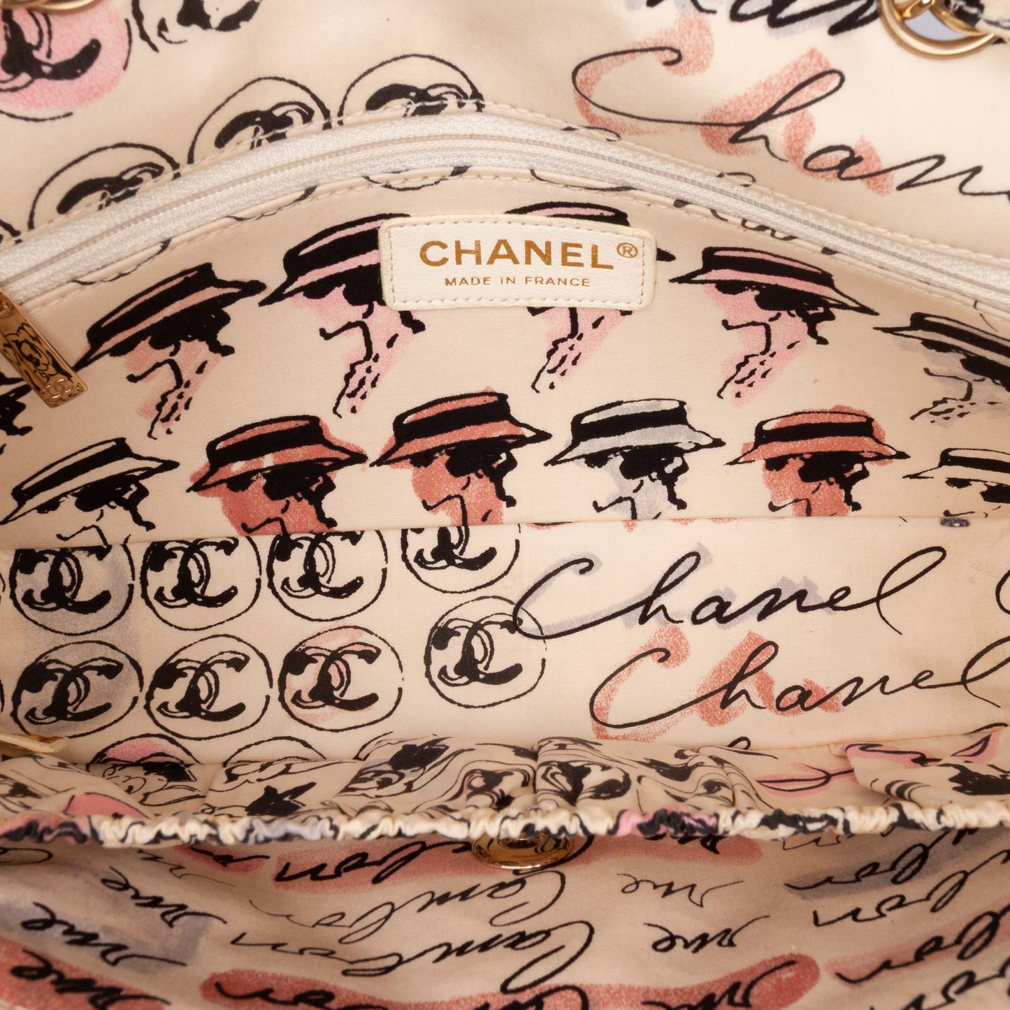 Chanel Small Printed Rue Cambon Flap