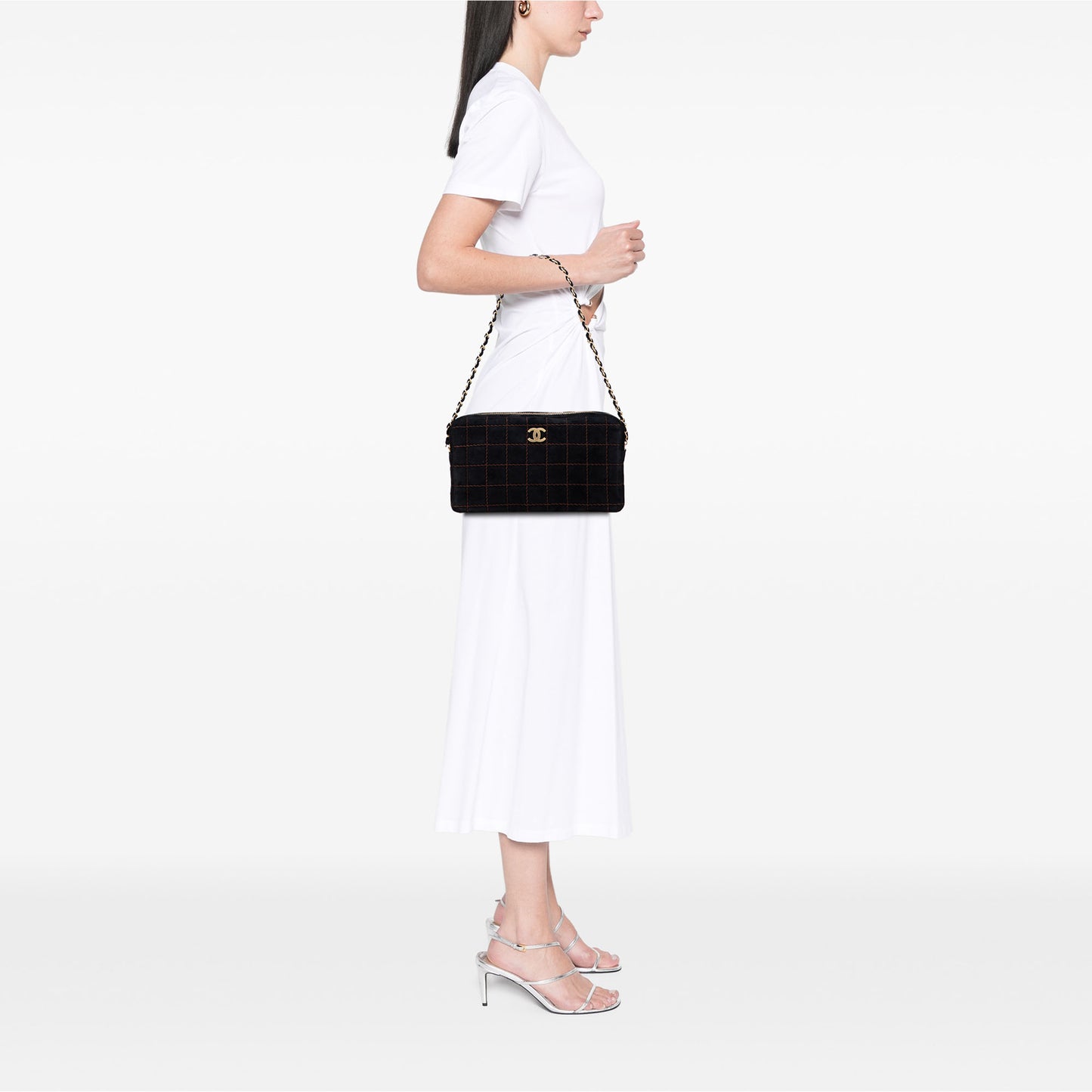 Chanel CC Chocolate Bar Chain Camera Bag