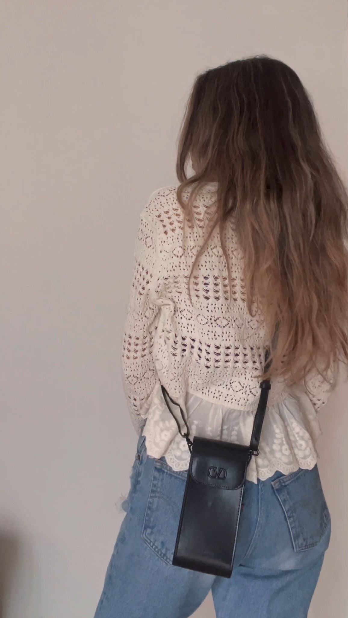 Valentino Portacellulare in pelle