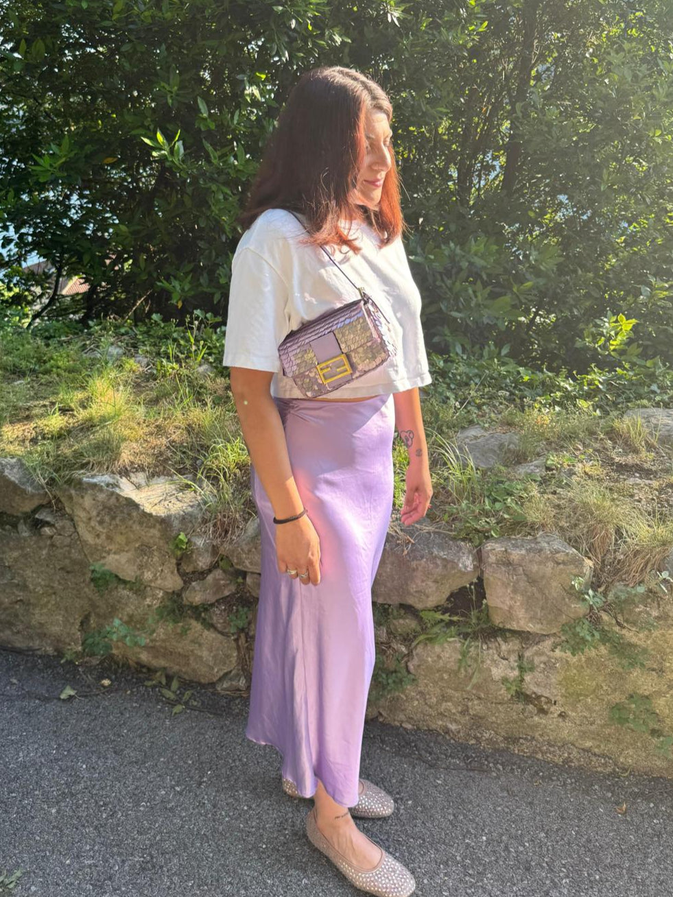 Fendi Mini Baguette Sequin