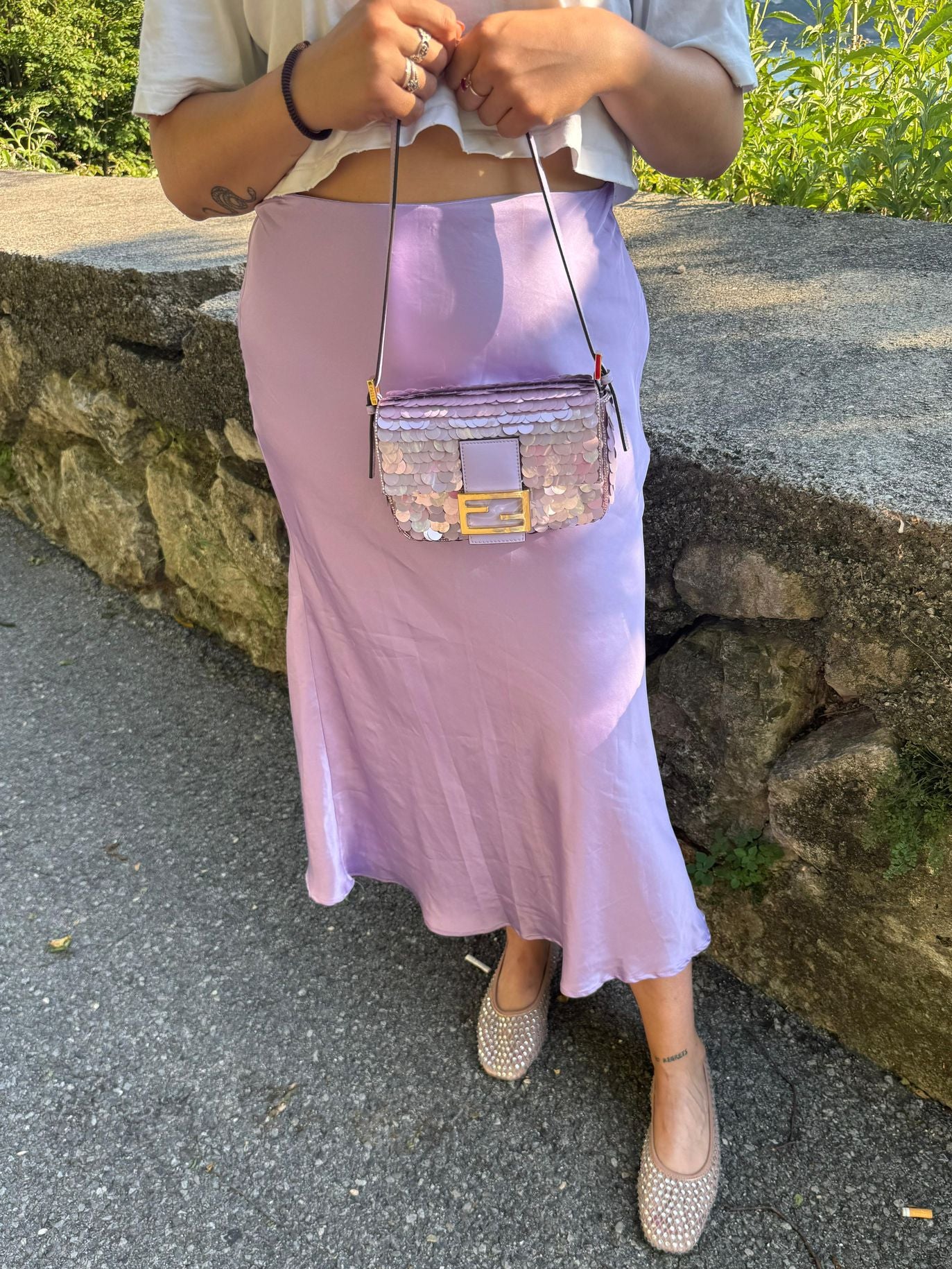 Fendi Mini Baguette Sequin