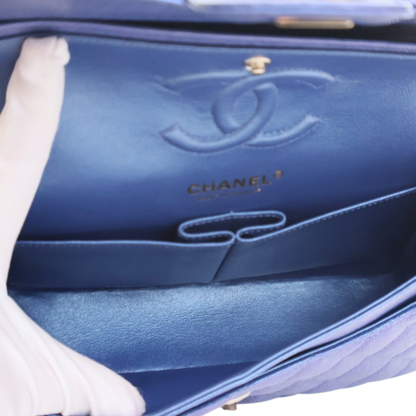 Chanel Small Classic Iridescent Caviar Double Flap