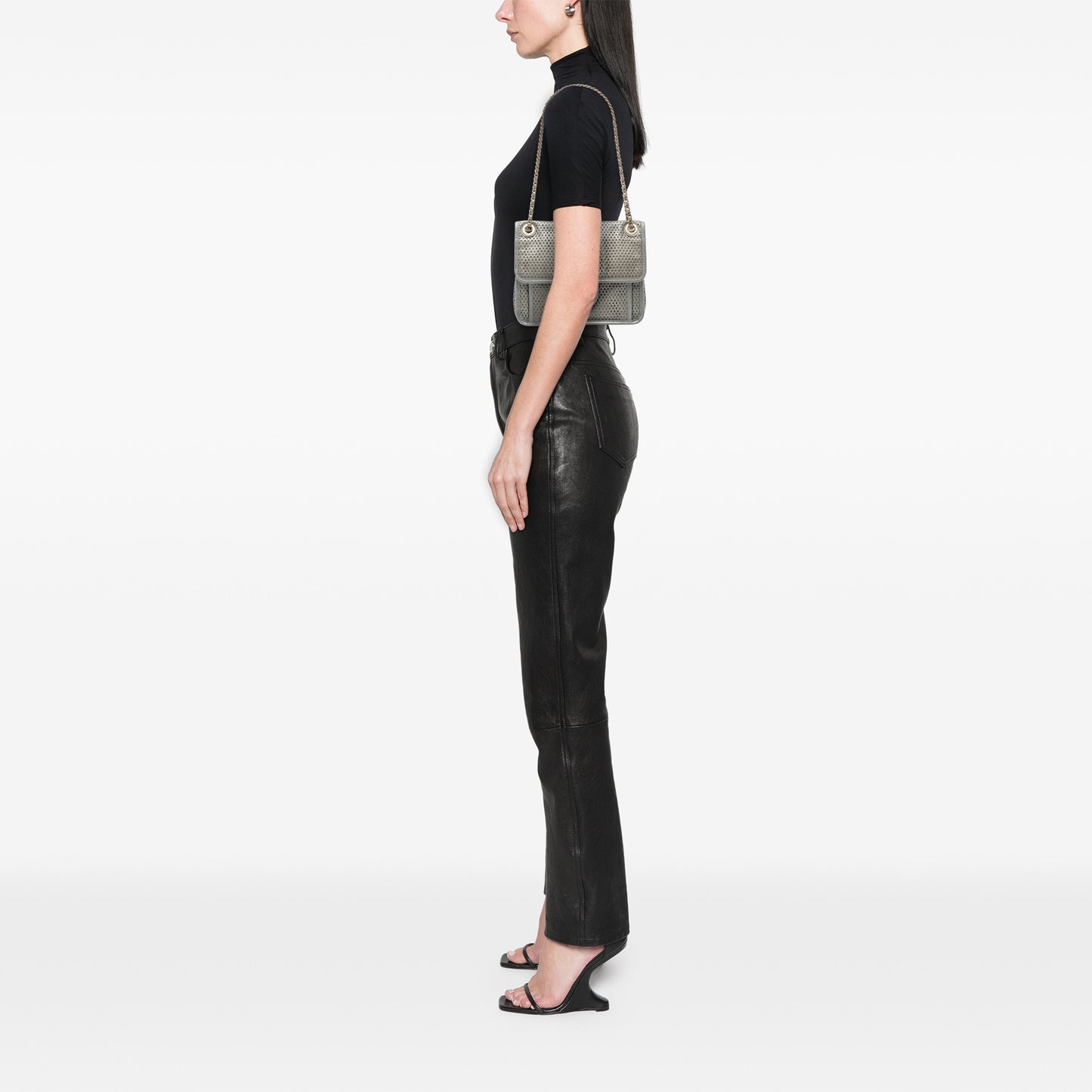 Chanel Perforated Calfskin Up In The Air Flap