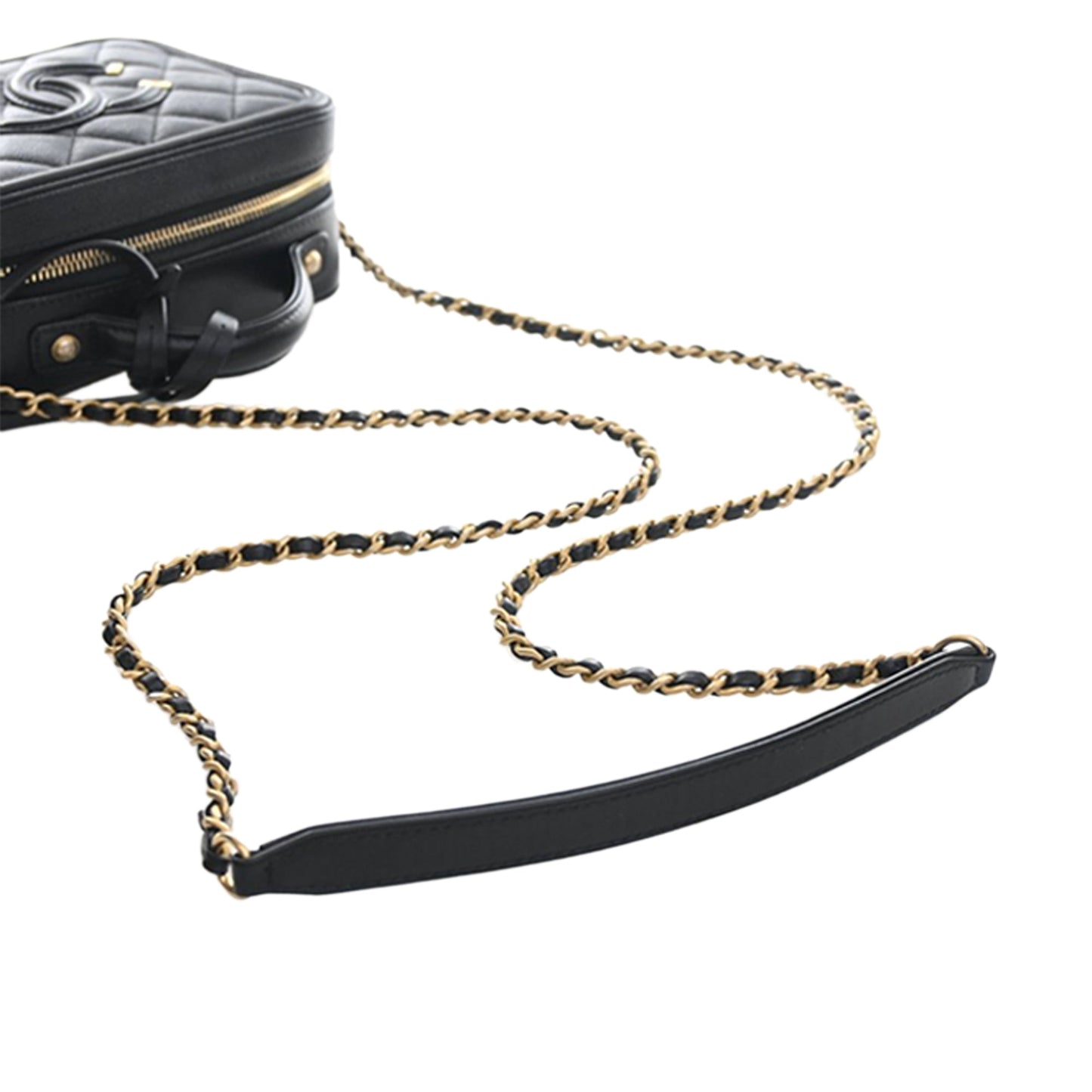 Chanel CC Filigree Vanity Case