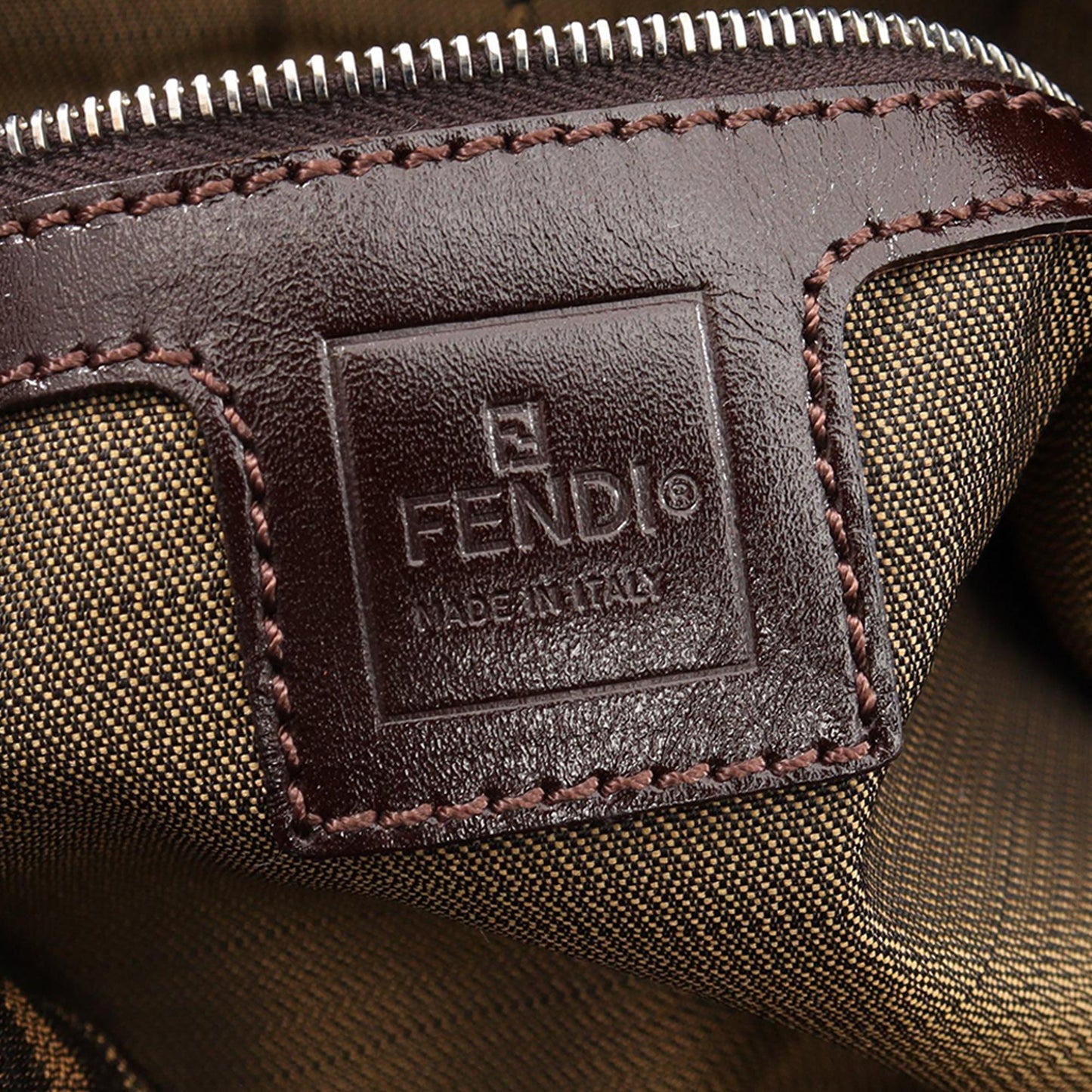 Fendi Zucca Canvas Mamma Forever Bag