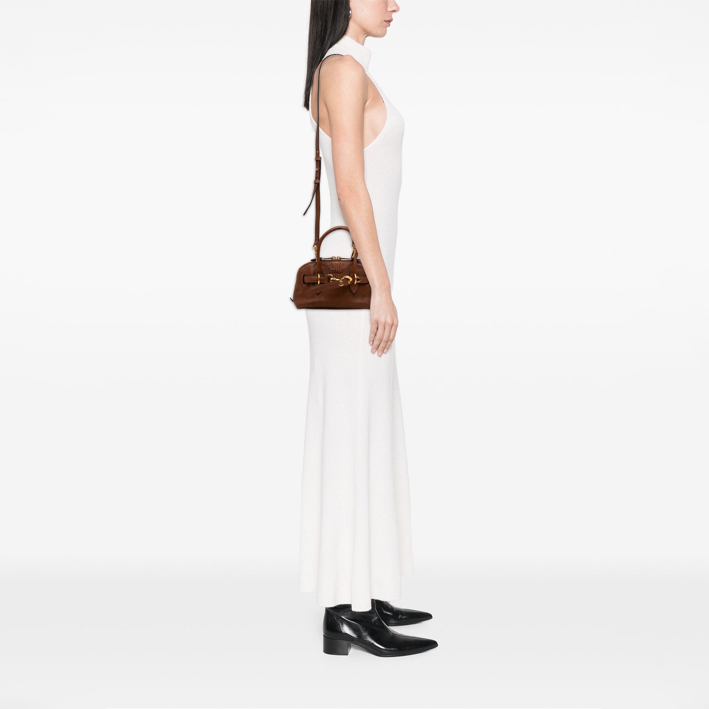 Miu Miu Nappa Aventure Satchel Bag