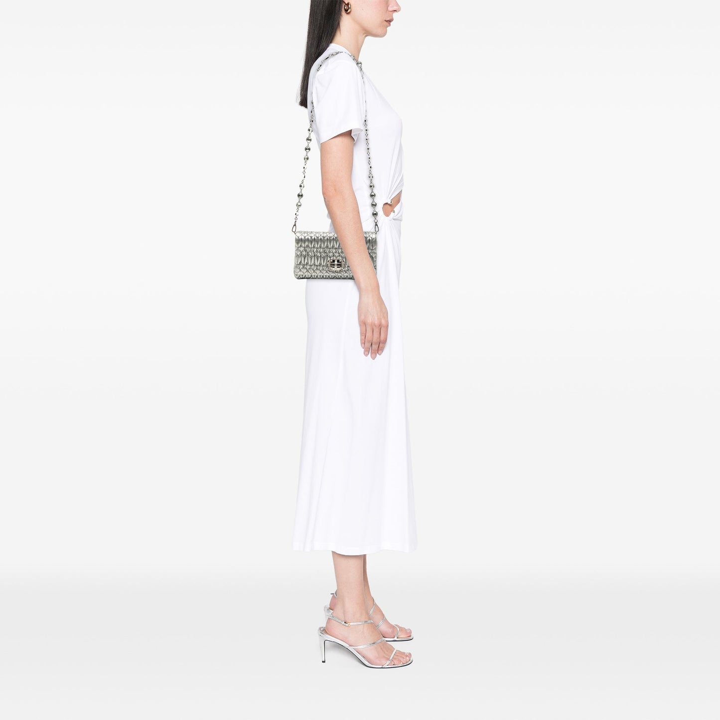 Miu Miu Crystal Chain Shoulder Bag