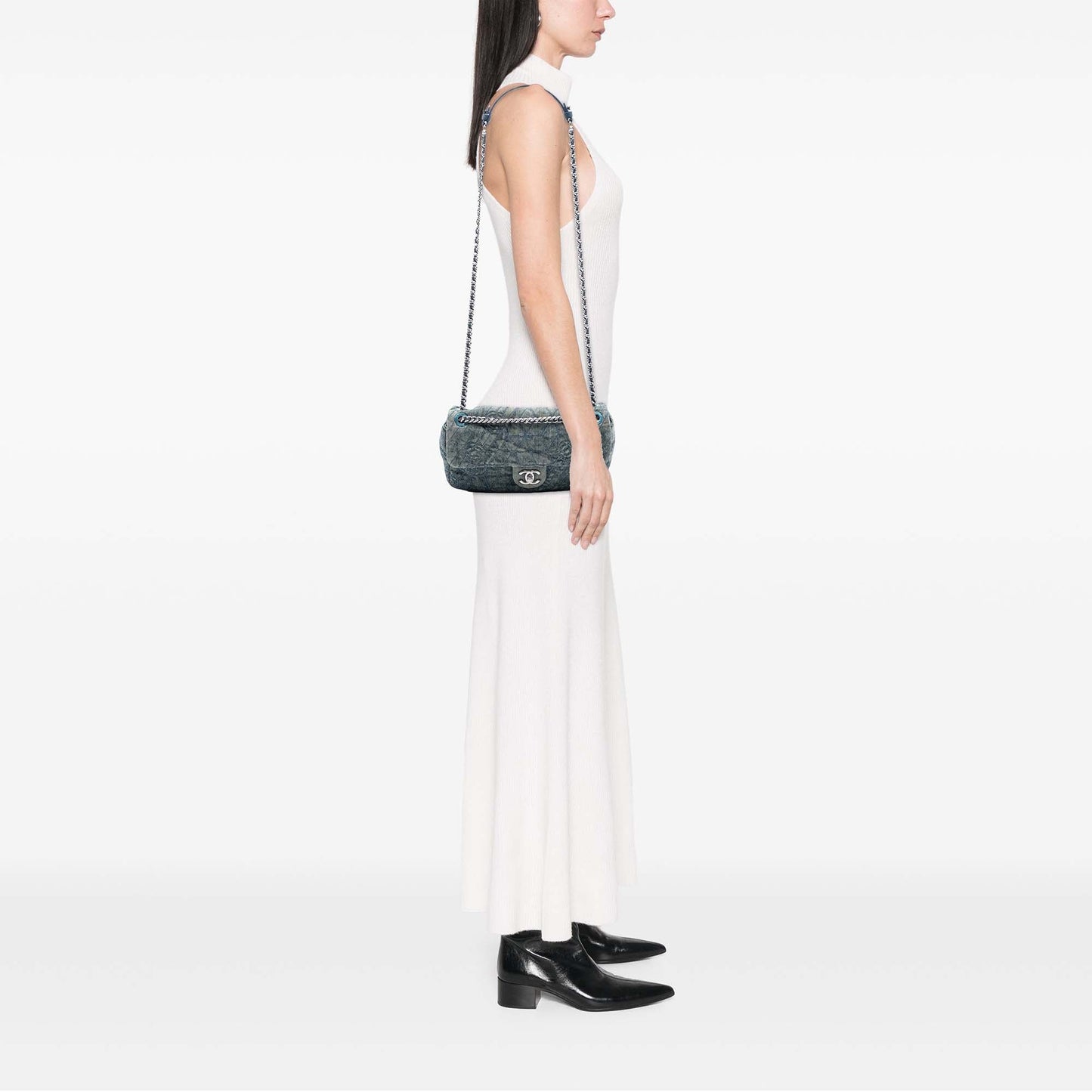 Chanel Medium Camellia Flap