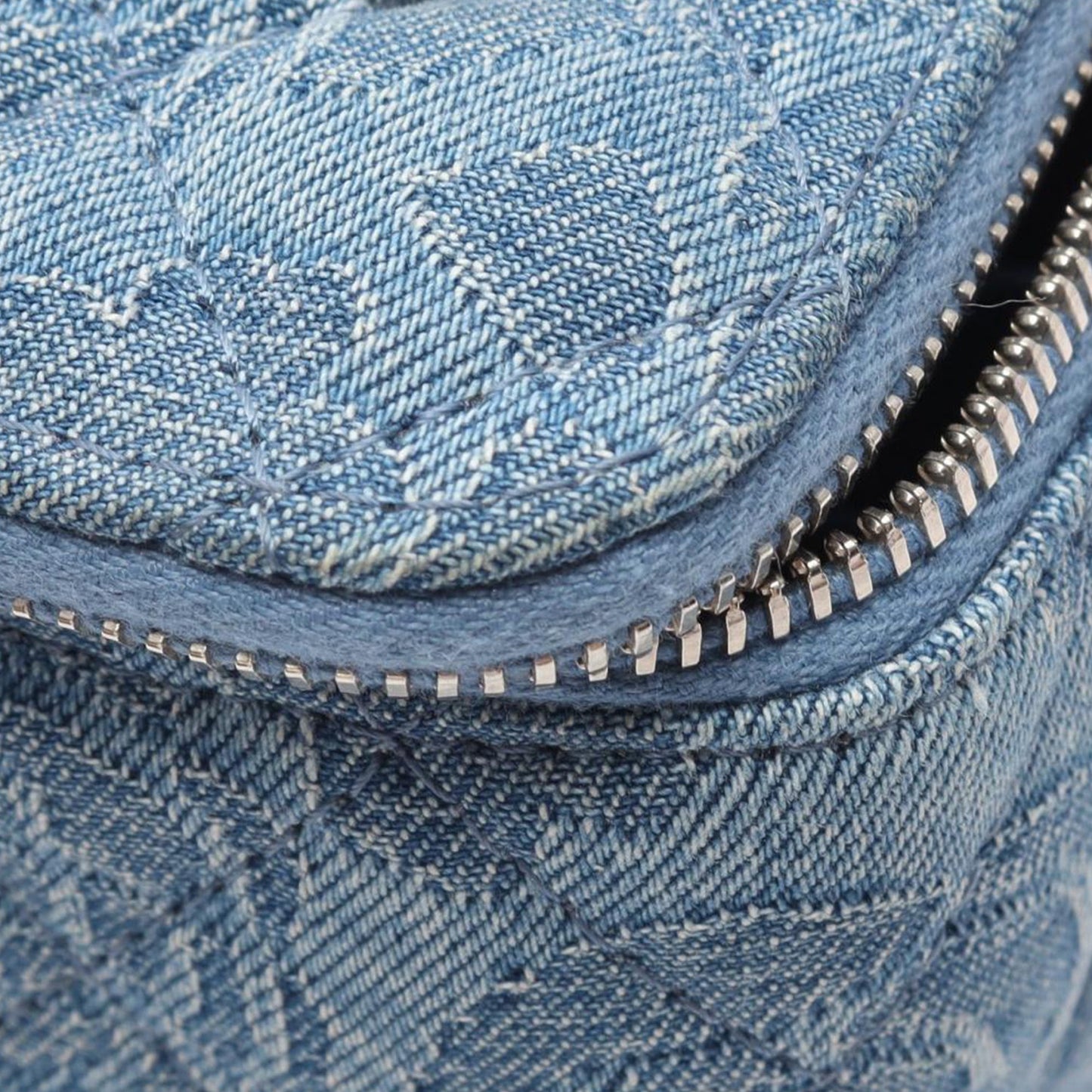 Chanel Denim Pearl Crush Vanity Bag Preloved
