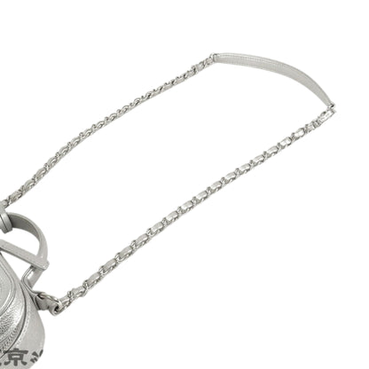 Chanel Caviar Filigree Vanity Case