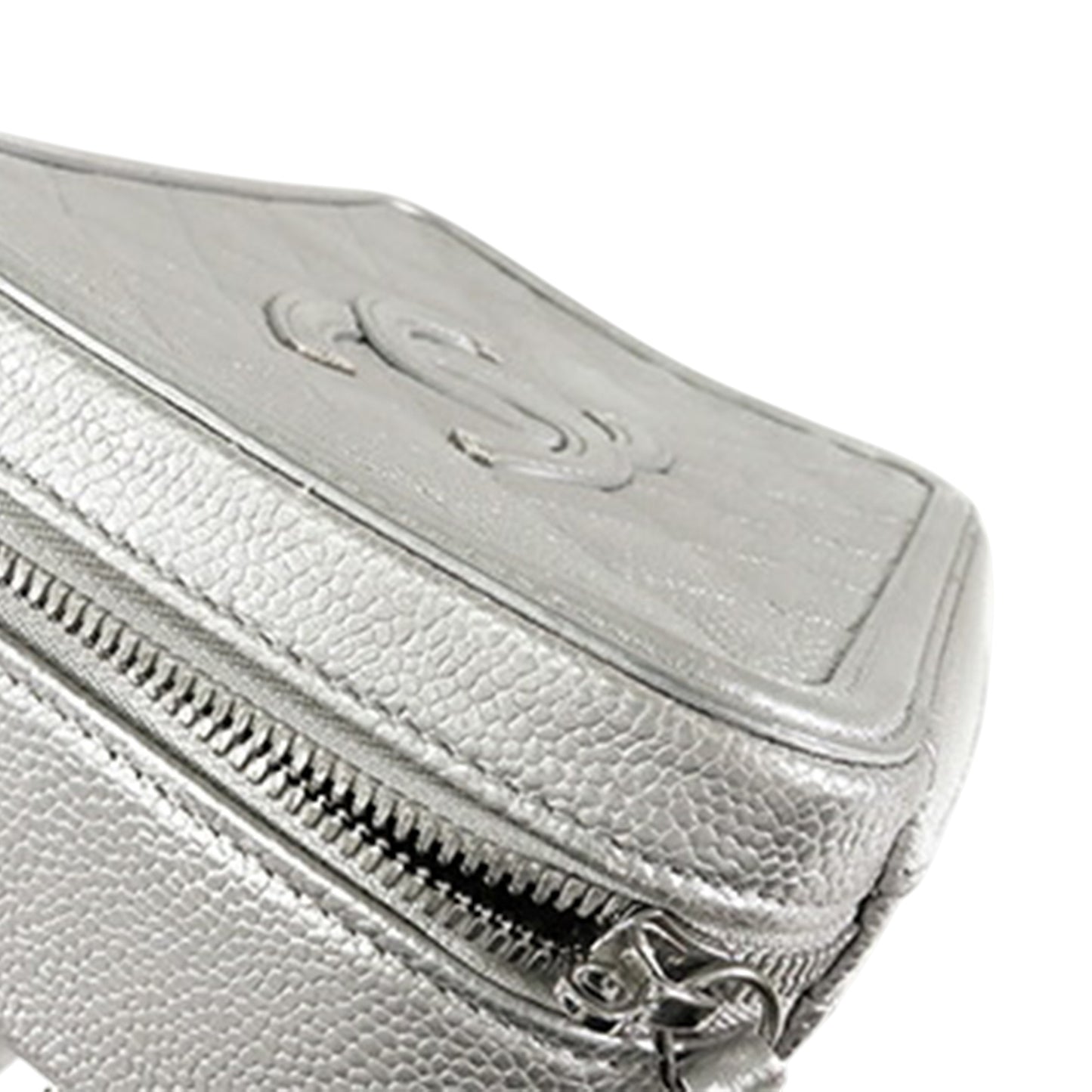 Chanel Caviar Filigree Vanity Case