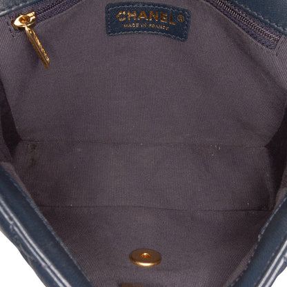 Chanel Mini Square Bijoux Logo Chain Flap