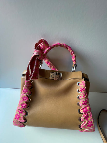 Fendi Mini Ribbon Whipstitch Pekaboo used bag