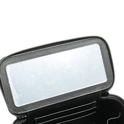 Chanel Small Vanity  Case So Black Top Handle with Chain