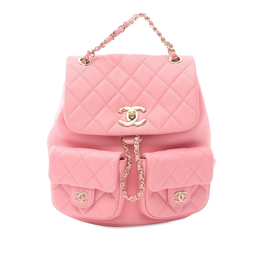 Chanel Duma Pockets Drawstring Backpack