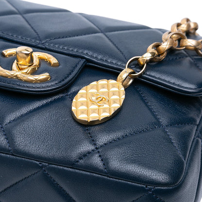 Chanel Mini Square Bijoux Logo Chain Flap