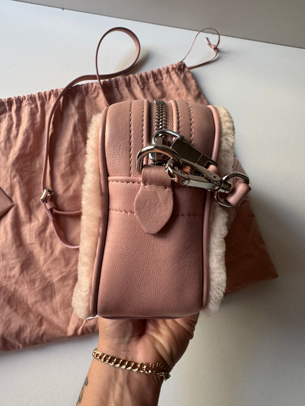 Miu Miu Logo Camera Bag