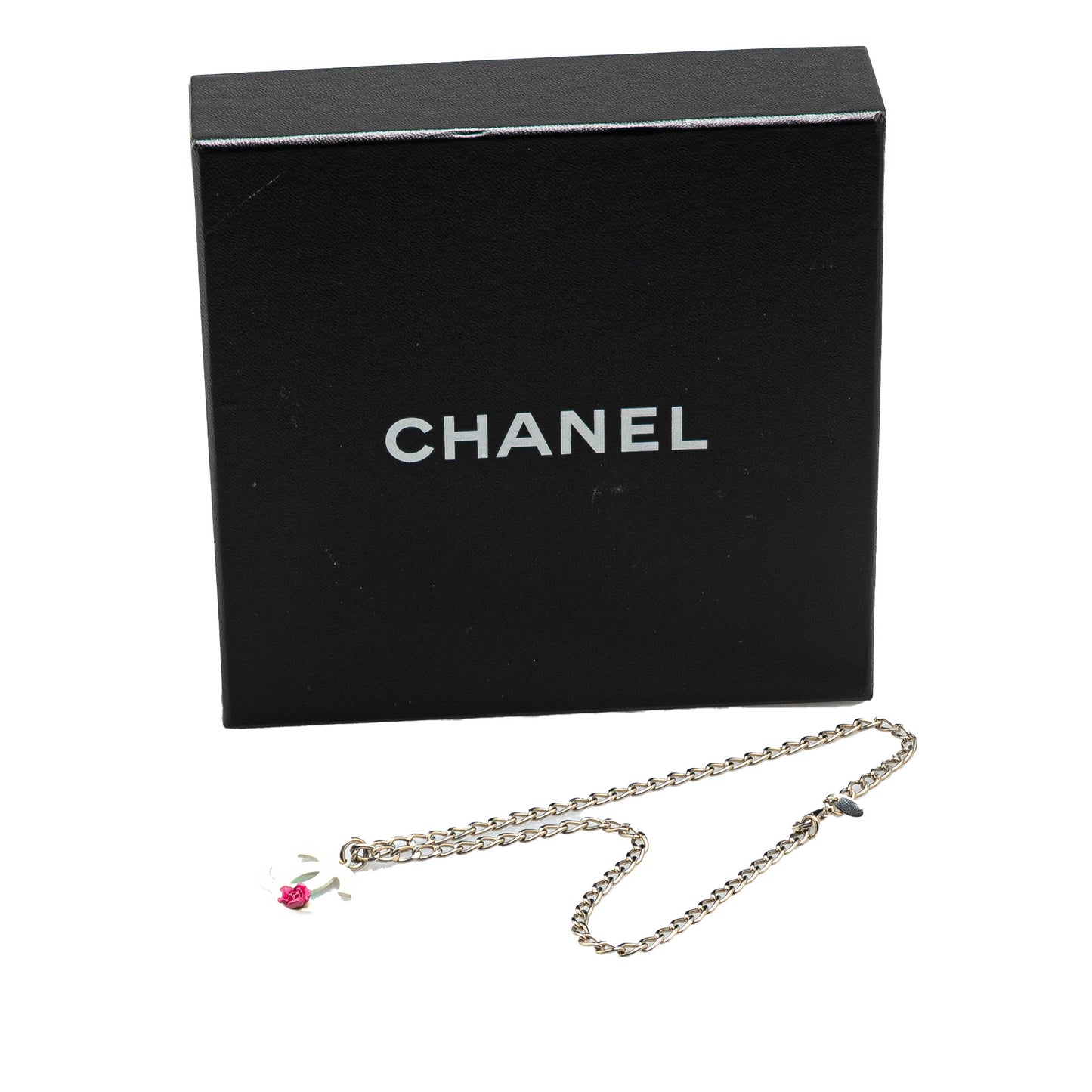 Chanel CC Camellia Pendant Necklace
