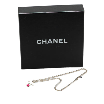 Chanel CC Camellia Pendant Necklace