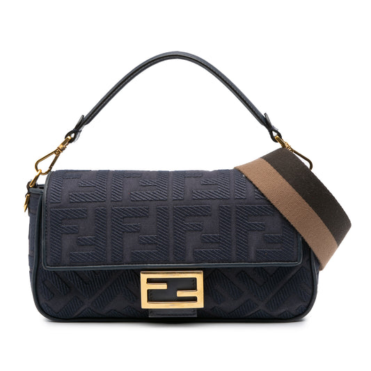 Fendi Baguette Zucca Embroidered