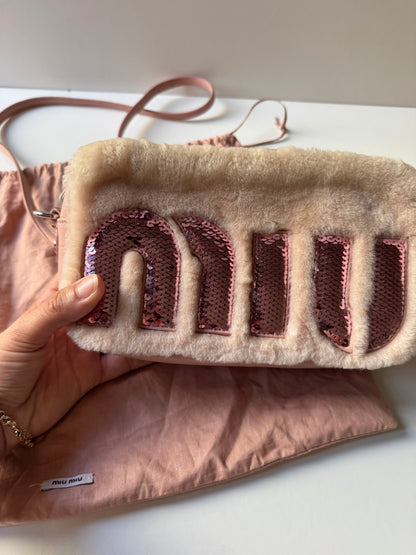 Miu Miu Logo Camera Bag