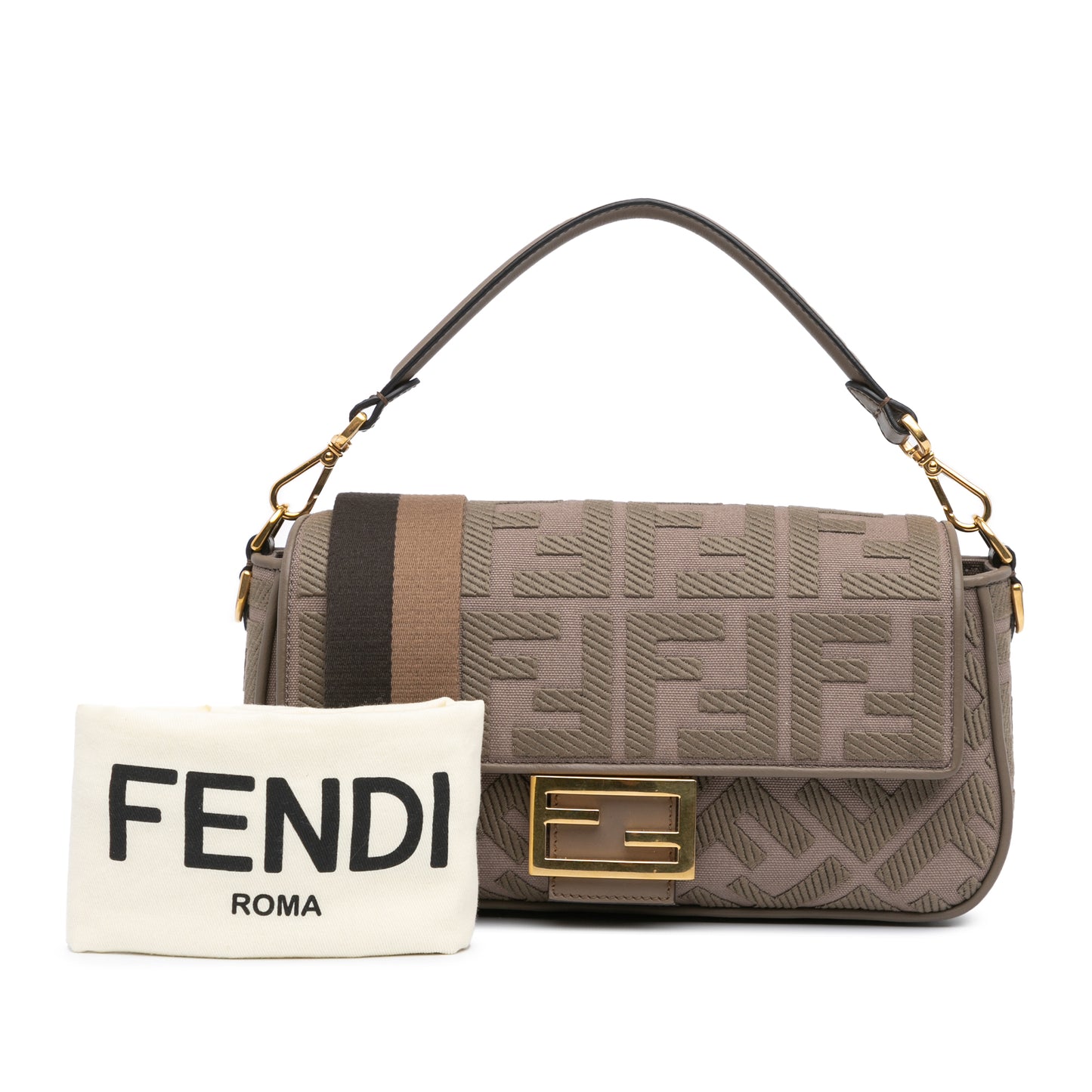 Fendi Baguette Canvas FF