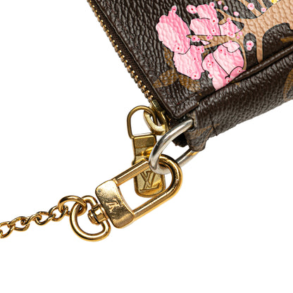 Louis Vuitton Monogram Vivienne Christmas Animation Japanese Garden Pochette Accessoires