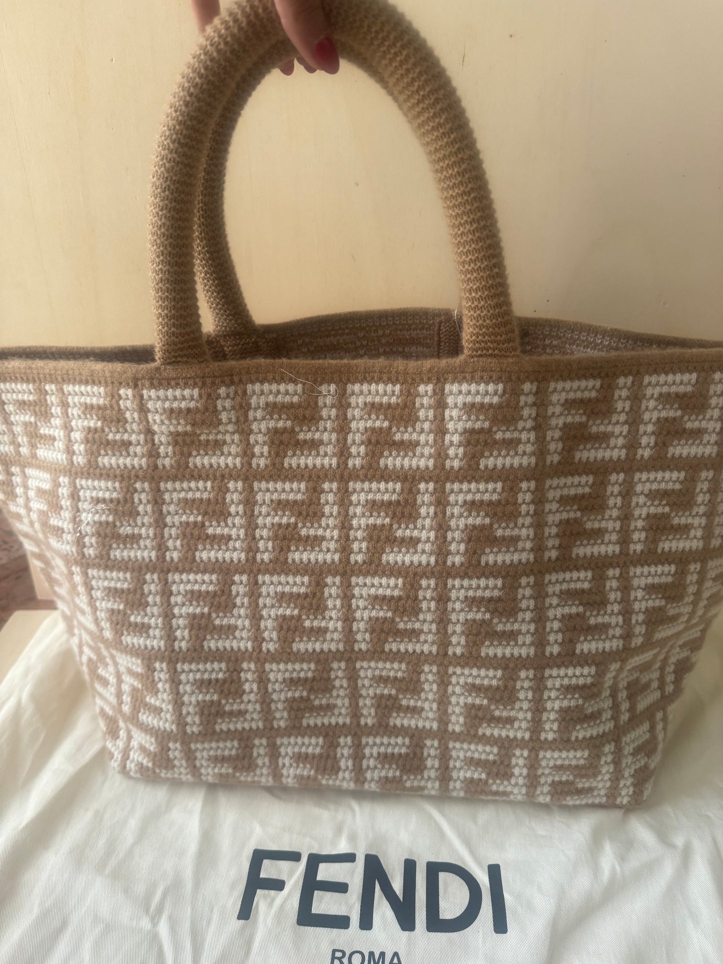 Fendi Zucca Shopper Tote