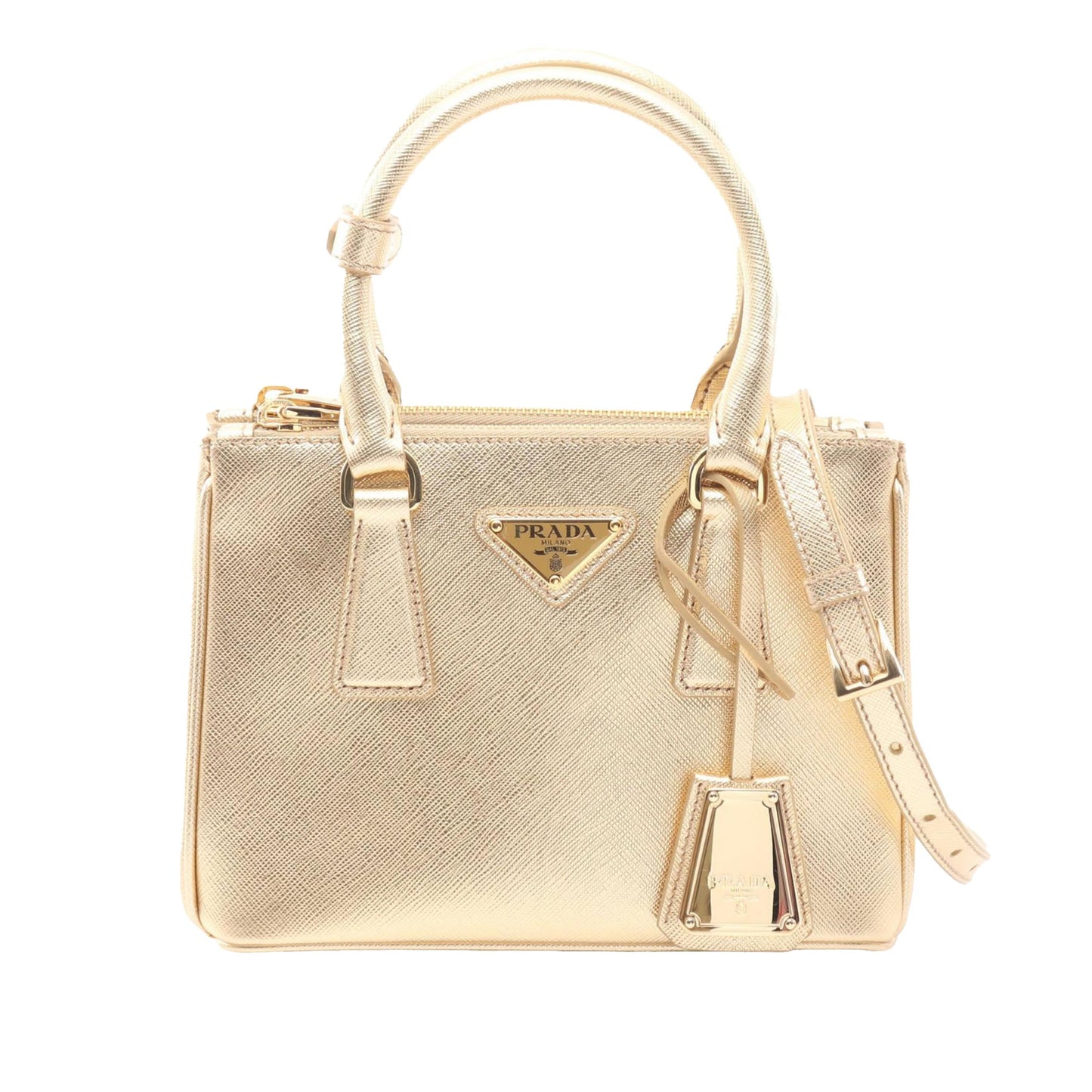 Borsa Prada Galleria Double Zip Mini