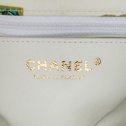 Chanel Mini Rectangular Classic Printed Satin Cuba Single Flap