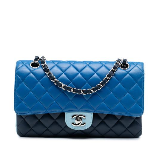 Chanel Medium Tricolor Classic Double Flap