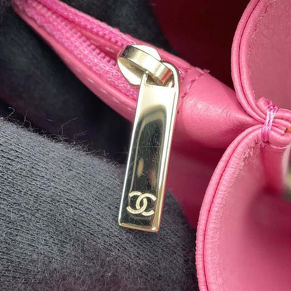 Chanel Tricolor Caviar CC Filigree Vanity Case