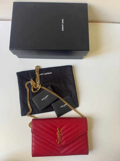 Saint Laurent Cassandre Wallet On Chain