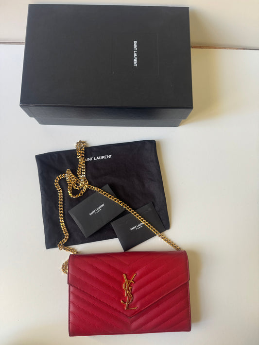 Saint Laurent Cassandre Wallet On Chain