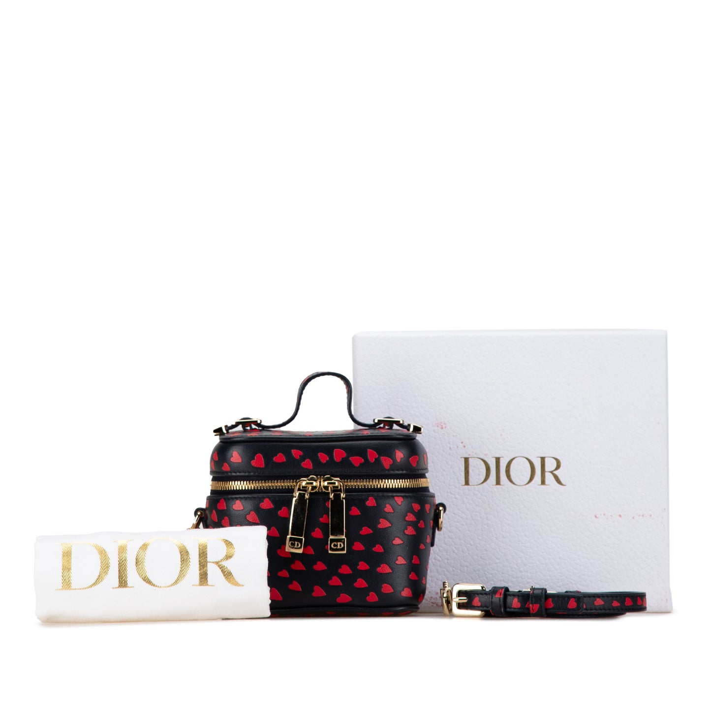 Dior Heart Print Vanity Case