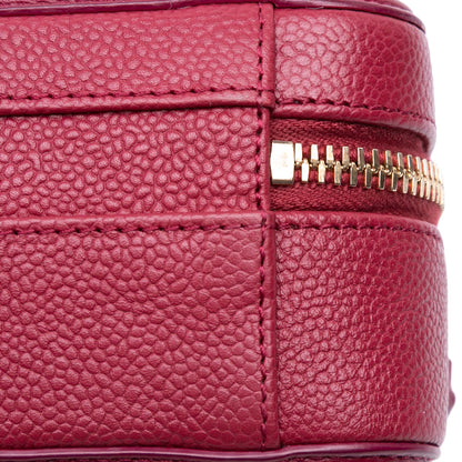 Chanel Caviar Filigree Vanity Case