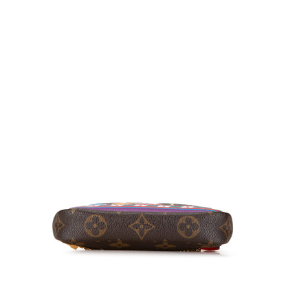 Louis Vuitton Monogram Vivienne Christmas Mini Pochette Accessoires