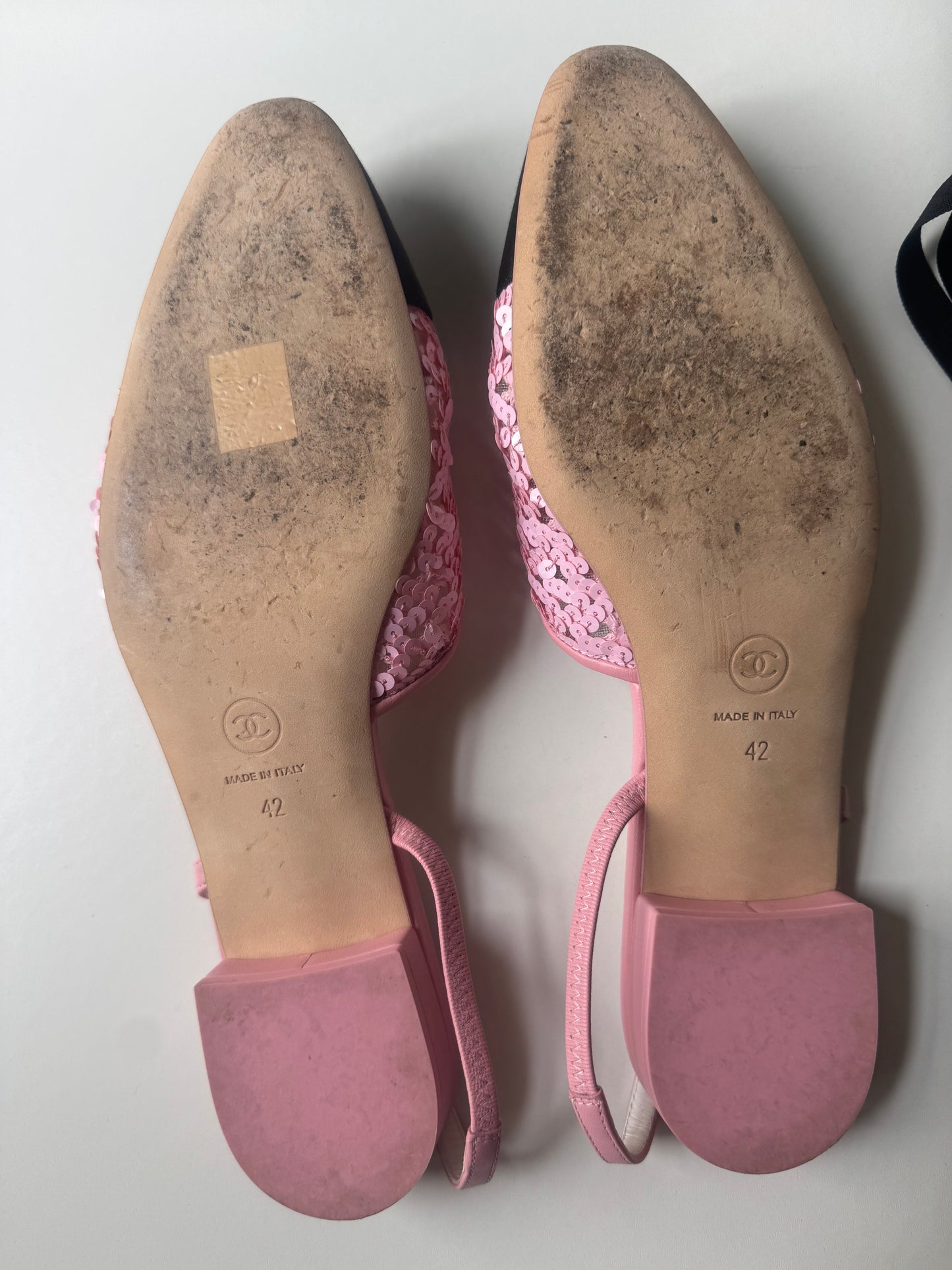 Chanel Sequin Slingback