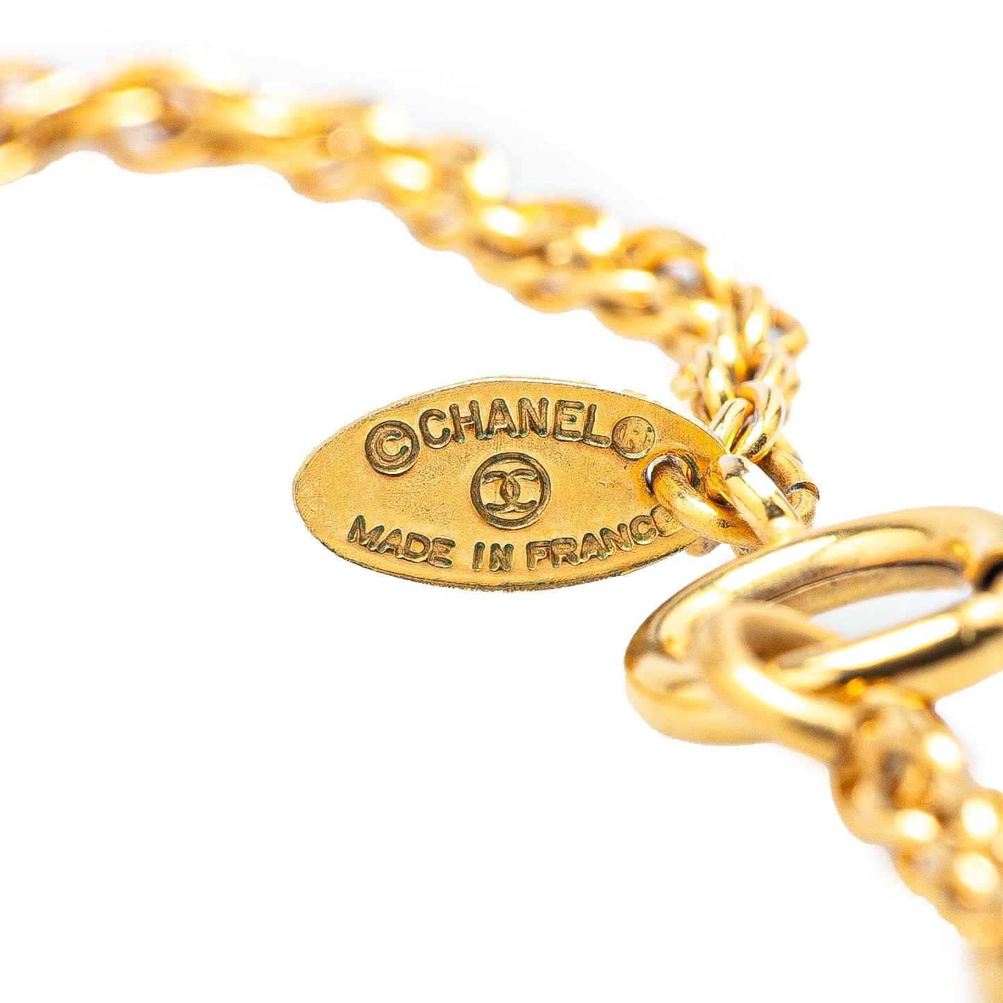 Chanel Gold Plated 31 Rue Cambon Pendant Necklace