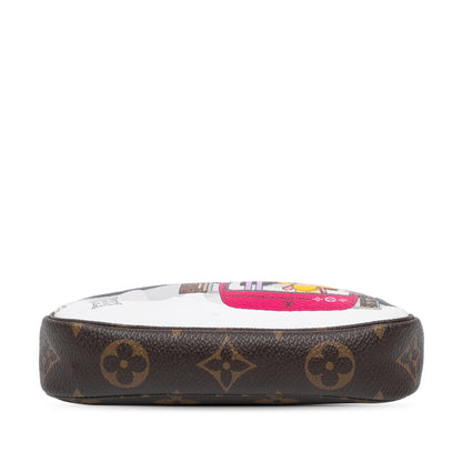 Louis Vuitton Monogram Vivienne Christmas Mini Pochette Accessoires
