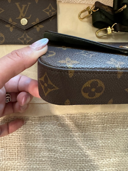 Louis Vuitton Monogram Félicie Strap and Go