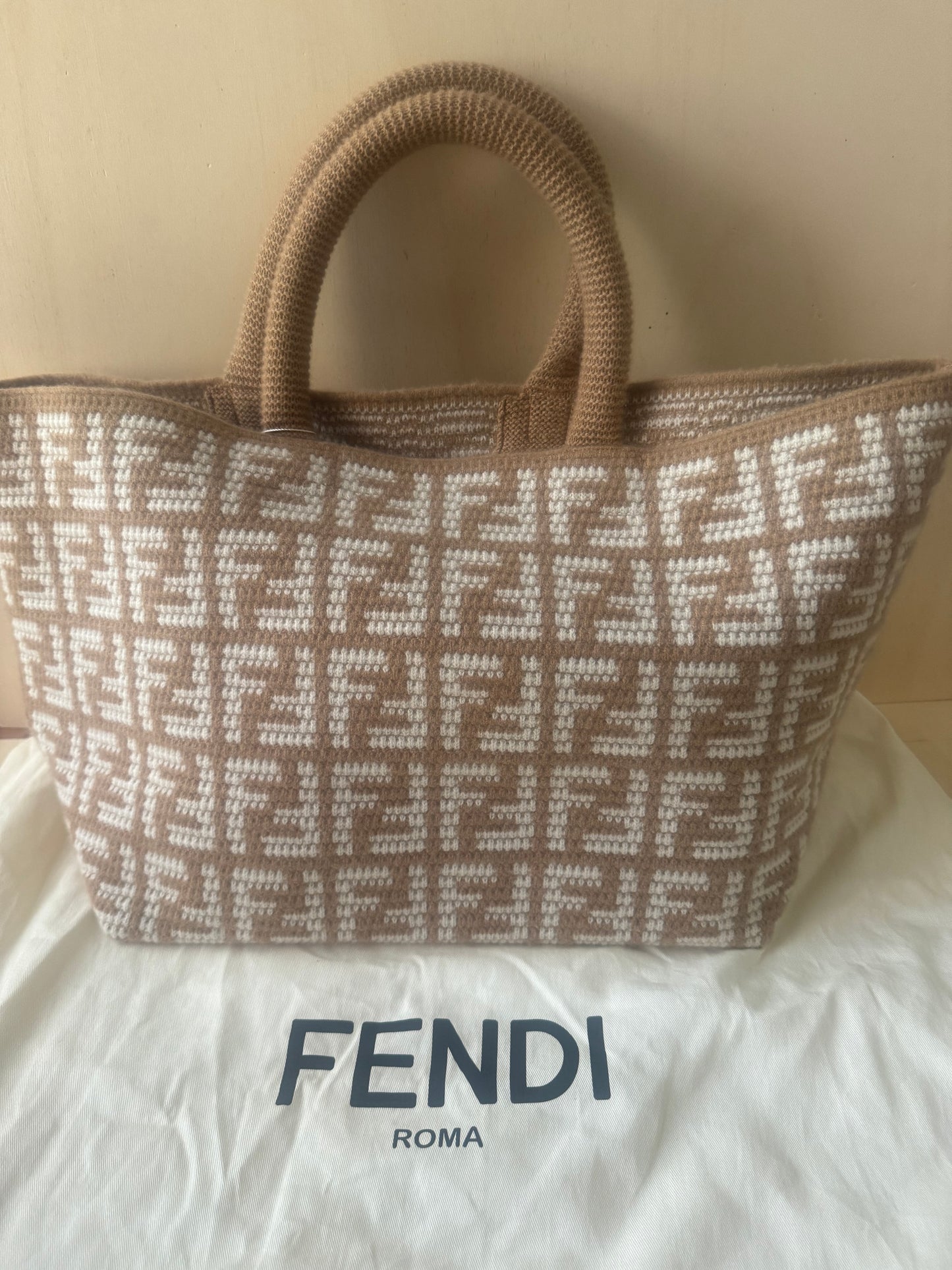 Fendi Zucca Shopper Tote