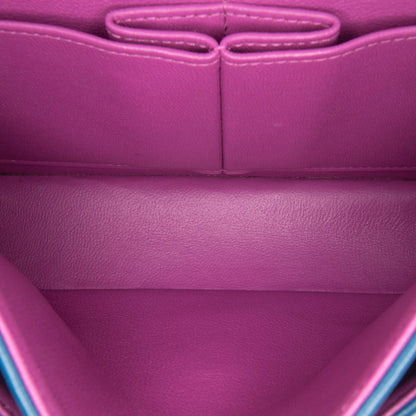 Chanel Small Classic Rainbow Double Flap