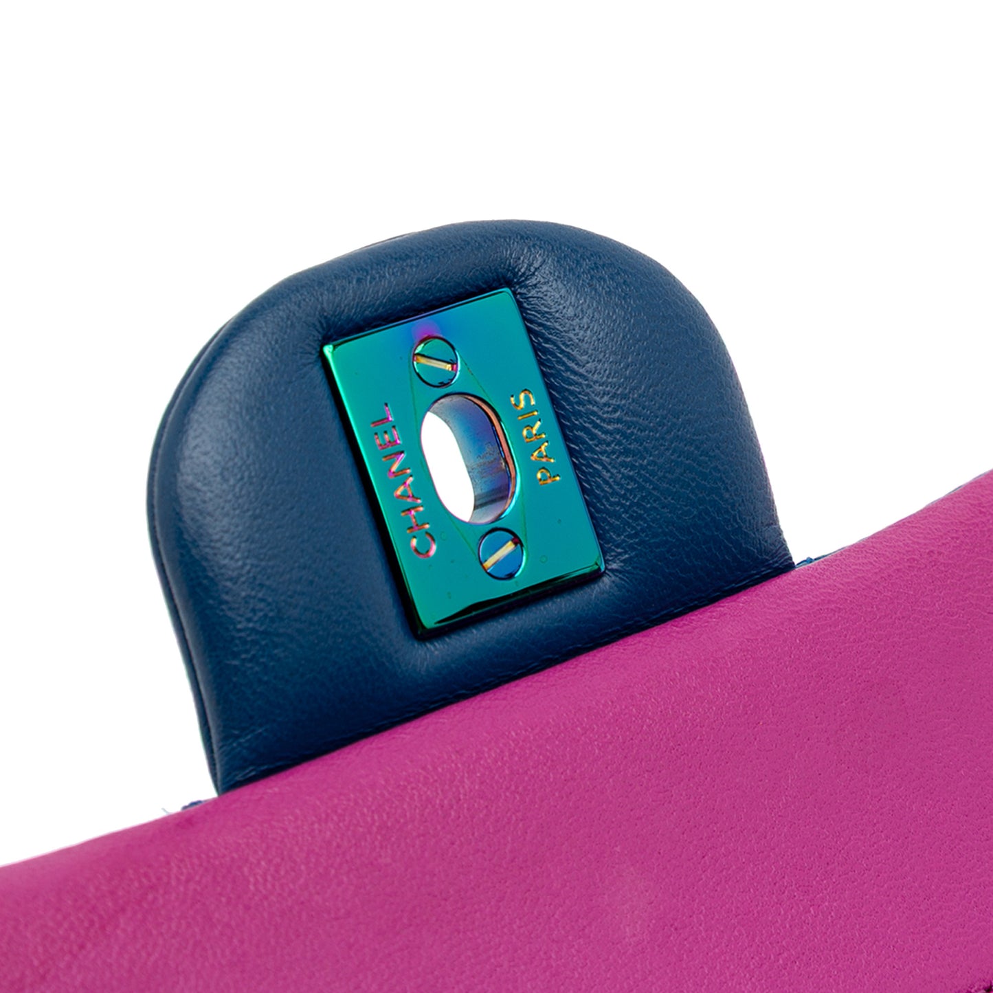 Chanel Small Classic Rainbow Double Flap