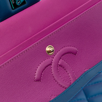 Chanel Small Classic Rainbow Double Flap